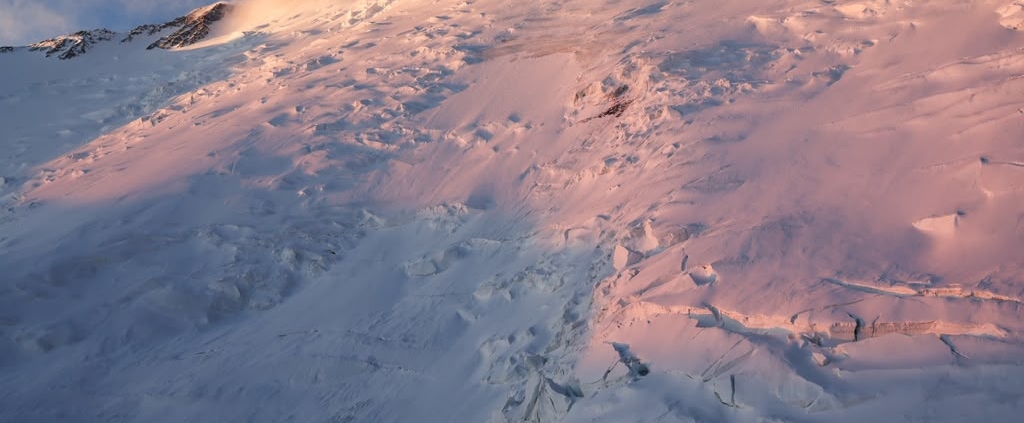 Morning light on Peak Lenin (photo by Terray Sylvester)