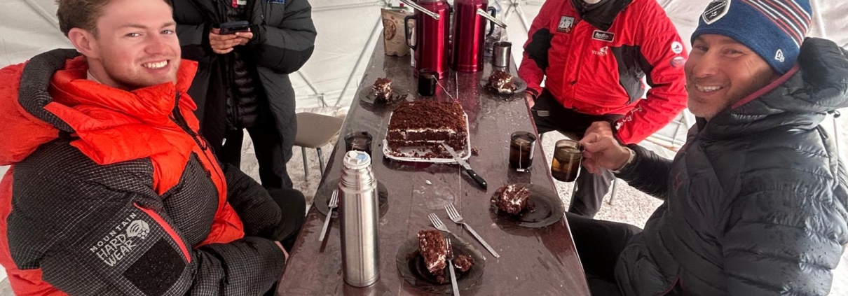 Birthday party for our climber, Fatima!