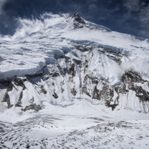 Clear skies over Manaslu (photo by Terray Sylvester)