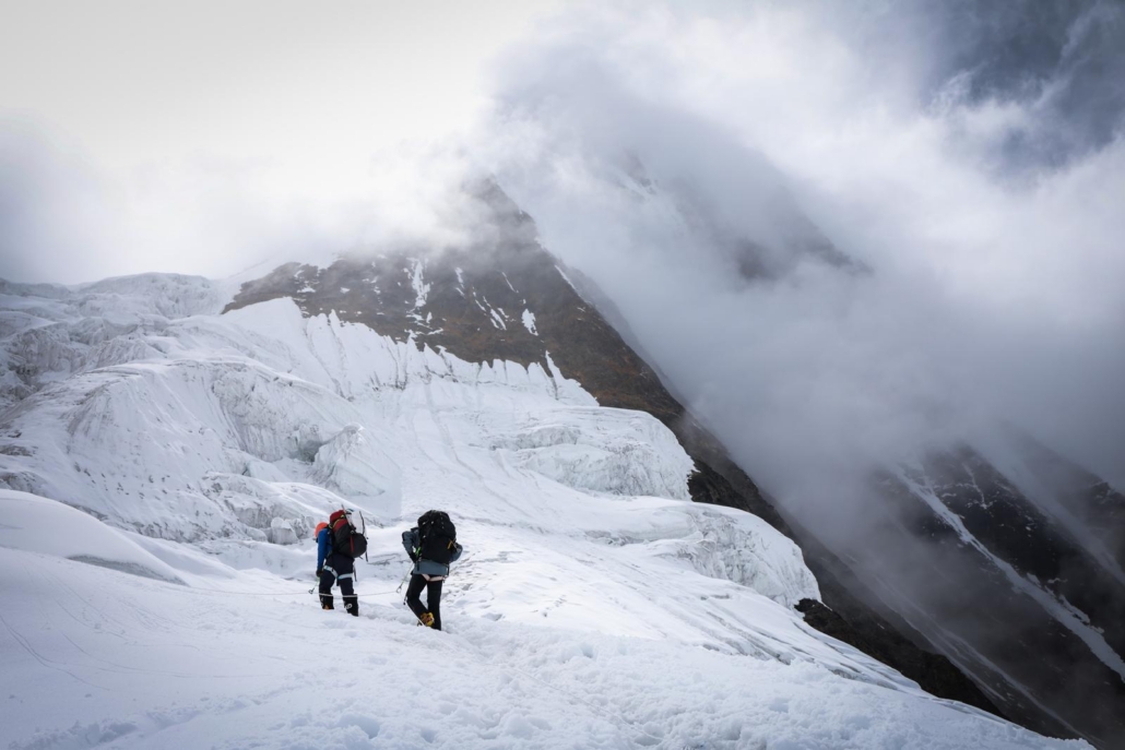 Approaching Camp 1 (photo by Terray Sylvester)