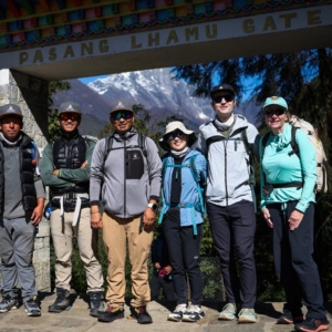 Departing Lukla en route to… Ama Dablam! (Photo by Terray Sylvester)