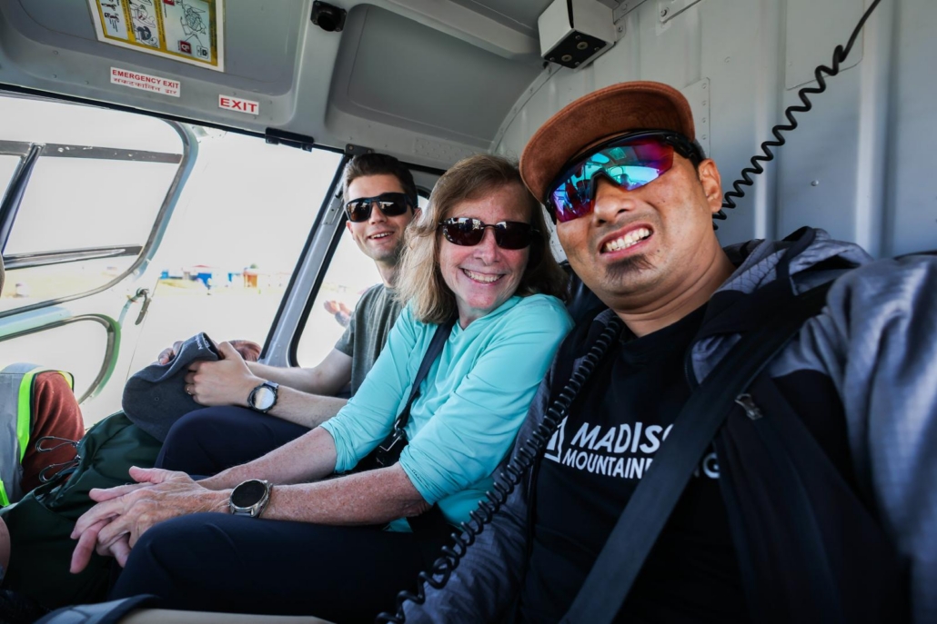 Our climbers Calvin and Rhonda before flying to Lukla (Photo by Terray Sylvester)