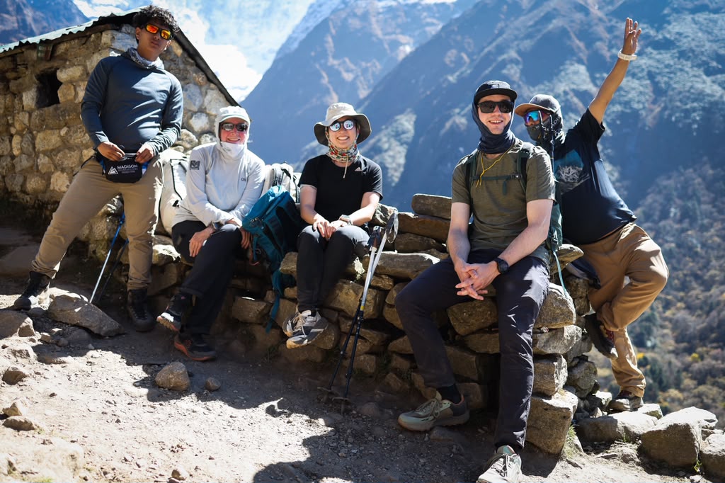 Great weather in the Khumbu Valley! (Photo by Terray Sylvester)