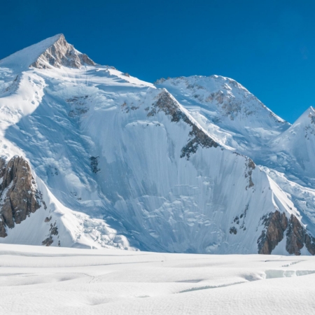 Gasherbrum II seen from the glacier